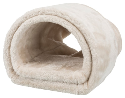 Trixie Spieltunnel Kaninchen Meerschweinchen Plüsch beige