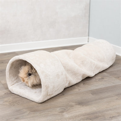 Trixie Spieltunnel Kaninchen Meerschweinchen Plüsch beige