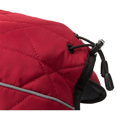 Trixie hondenjas minot rood 45cm - gewatteerd fleece, reflectoren, verstelbare buikriem