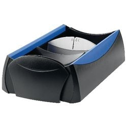 Han visitekaartbox - vip - inclusief tabkaarten a-z - zwart blauw - ha-2000-34