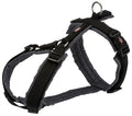 Trixie hondentuig premium trekking zwart grijs