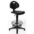 Draaibare stoel tec 20 counter topstar polyurethaan kunststof 42cm zwart