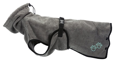 Trixie Bademantel, Hunde-Frottee, grau