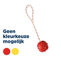 Trixie-Ball an einem Seil aus Naturkautschuk, schwimmend in Limettengrün