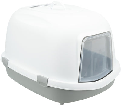 Trixie Katzenbox Primo XXL Top mit Wohnmobilgrau Weiß