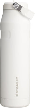 Stanley flip straw 2.0 waterfles met rietje 1.06l - 15 uur koud - 3 dagen koud met ijs - roestvrijstalen drinkfles - bpa vrij - lekvrij - vaatwasserbestendig - frost