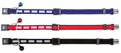 Trixie Halsband für Katzen, sichereres Leben, Samt, reflektierend, sortiert