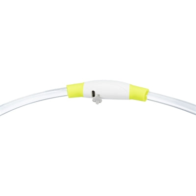 Trixie Leuchthalsband, USB-Taschenlampe, wiederaufladbar, TPU, grün