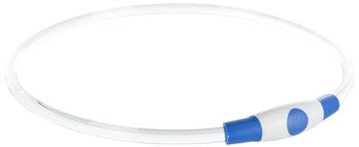 Trixie Leuchthalsband mit USB-Taschenlampe, wiederaufladbar, TPU, blau