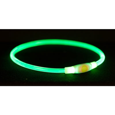 Trixie lichtgevende halsband usb flash light oplaadbaar tpu multi