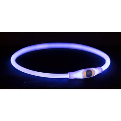 Trixie lichtgevende halsband usb flash light oplaadbaar tpu multi
