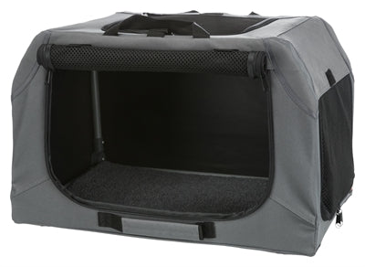 Trixie Weicher Zwinger Easy Travel Bank Grau