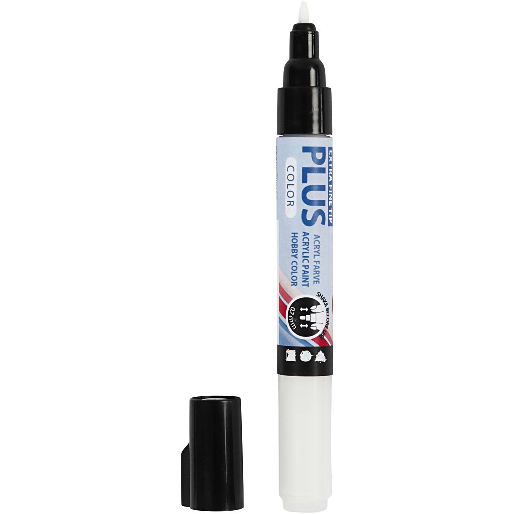 Creativ Company Plus Farbmarker, gebrochenes Weiß, 5,5 ml