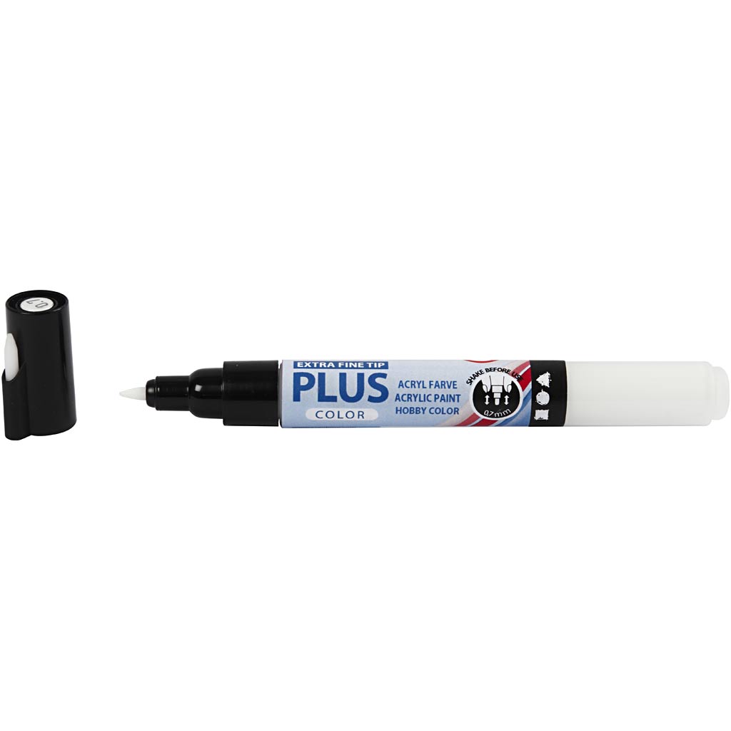 Creativ Company Plus Farbmarker, gebrochenes Weiß, 5,5 ml