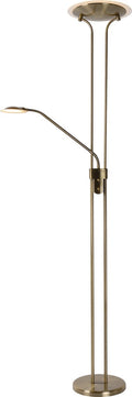 Lucide champion-led - leeslamp - led dimbaar - 3000k - brons