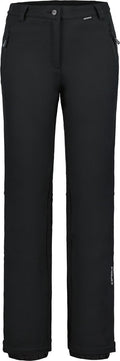 Icepeak entiat dames softshell skibroek - zwart - 42