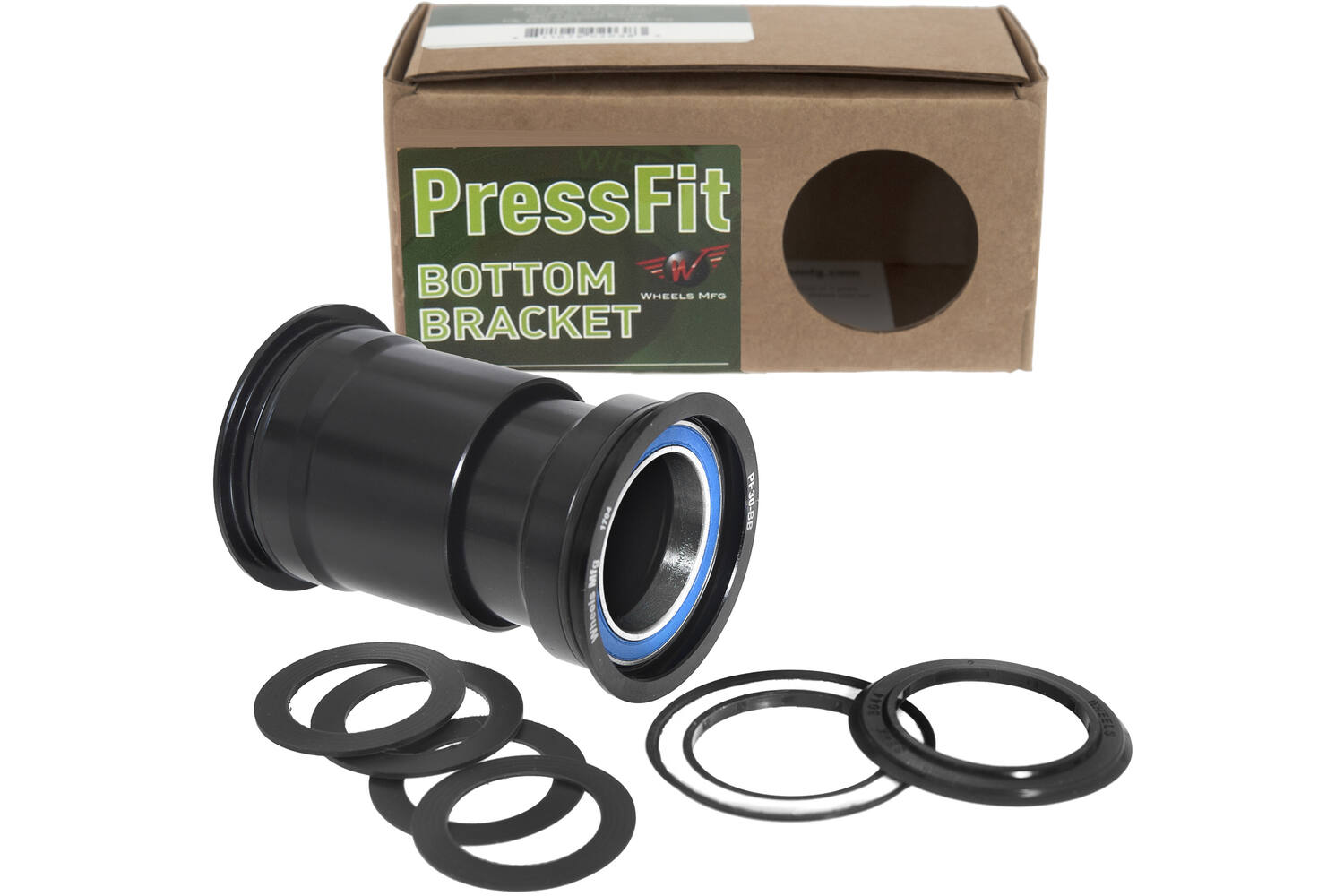 Räder Herstellung von Rädern MFG Innenlager PressFit 30 ABEC 3 Schwarz