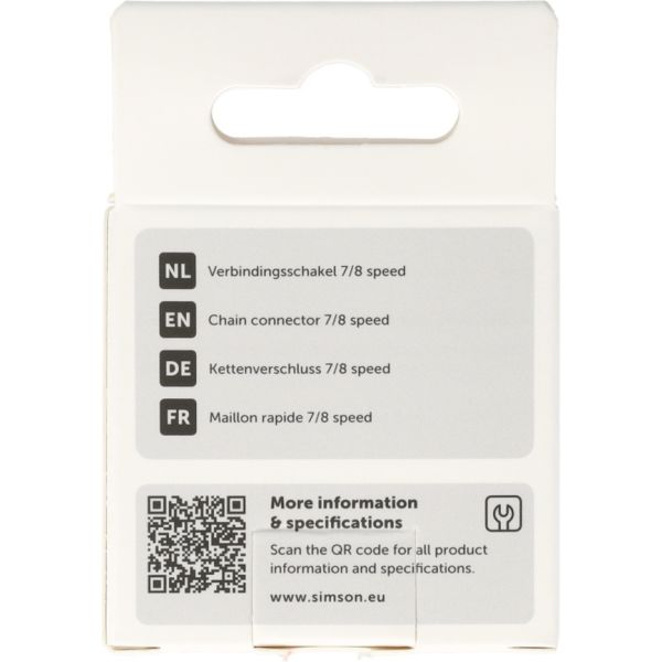 Rema tip top nederland b.v. simson verbindingsschakel 1 2 x 3 32 7 8 speed