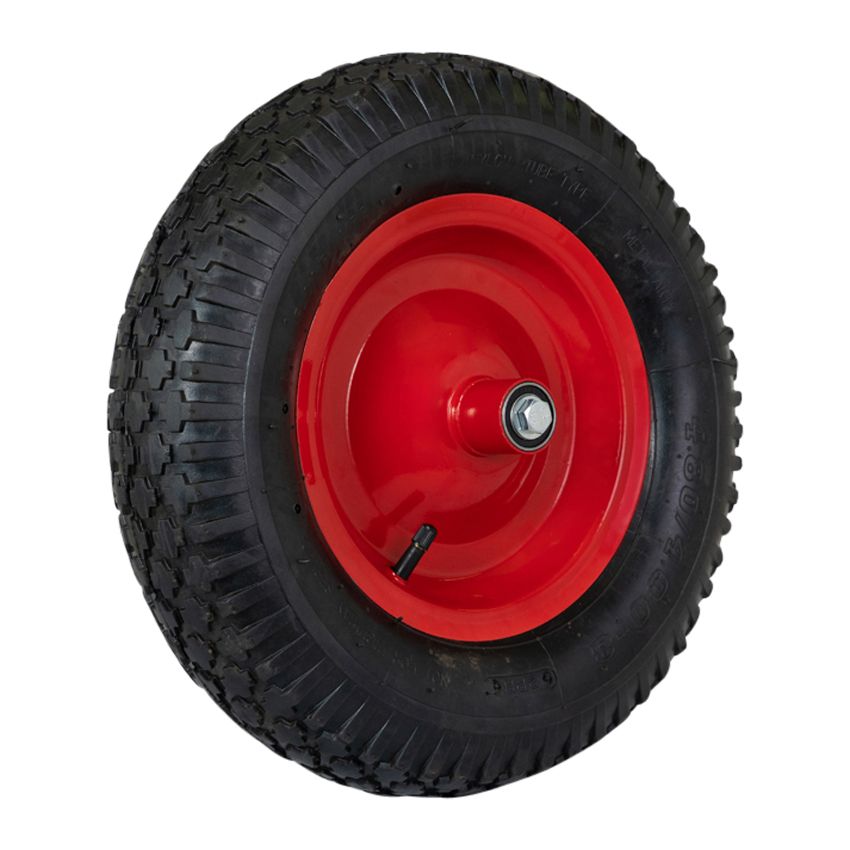 Kruiwagenwiel lucht 400x8 metalen velg