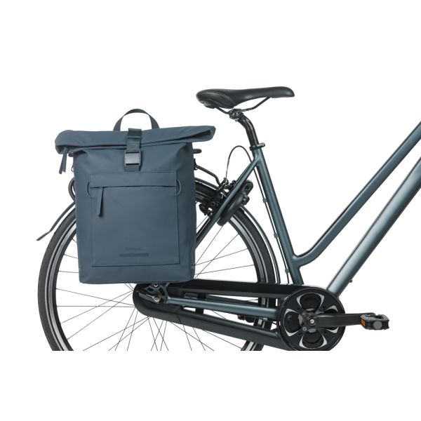Basil Brooklyn MIK 17L Fahrradtasche, 14 x 32 x 40 cm, blau