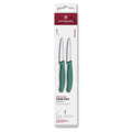 Victorinox schilmesje 2 stuks groen glad spits 8cm
