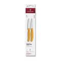 Victorinox schilmesje 2 stuks geel glad spits 8cm
