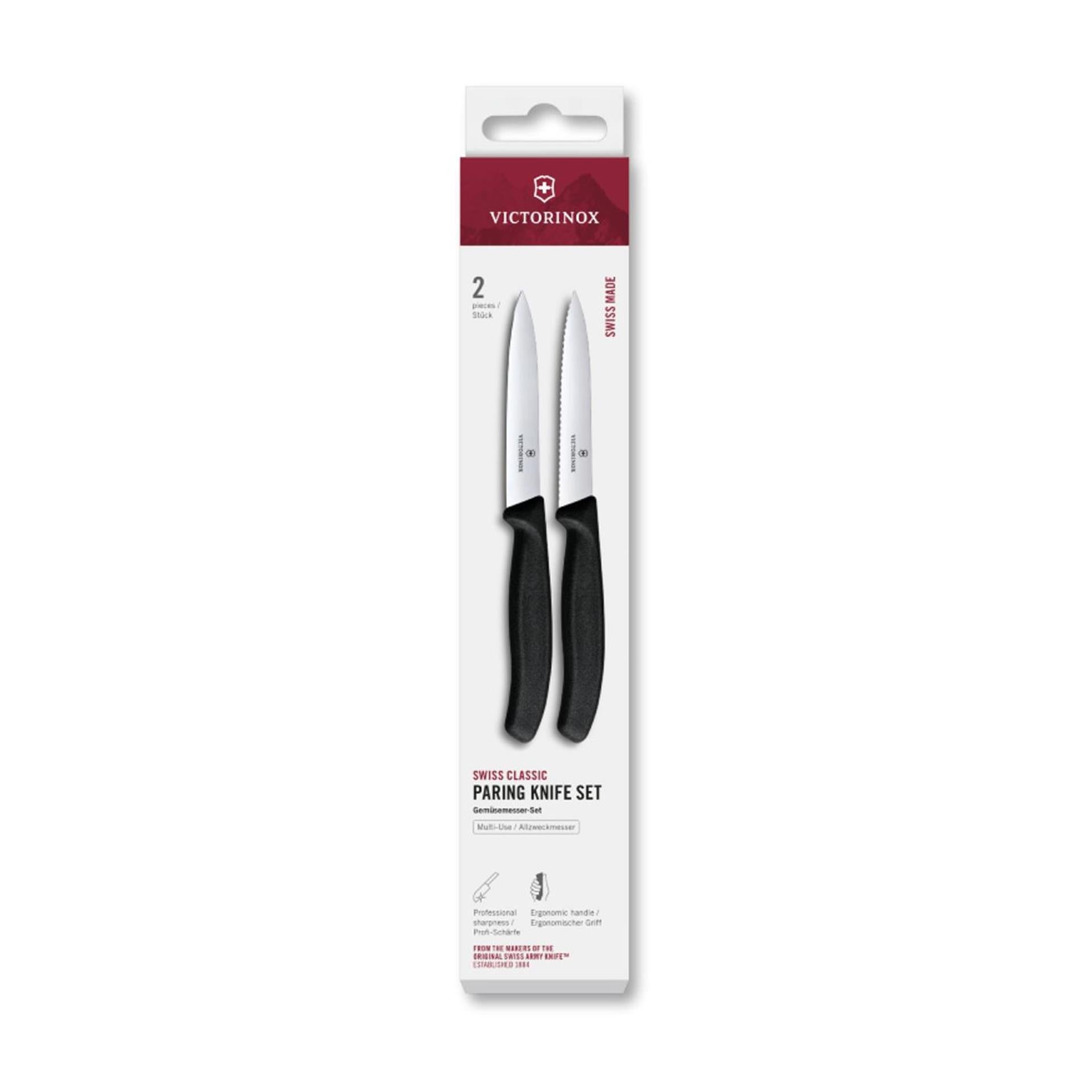Victorinox schilmesje glad+kartel zwart 10cm