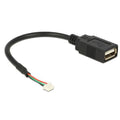 Pin header naar usb a kabel