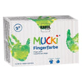Kreul Mucki Fingerfarben, verschiedene Farben, 6 x 150 ml, 1 Packung