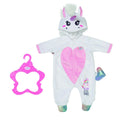 Baby born eenhoorn onesie