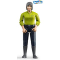 Bruder Frau mit dunkelblauer Hose