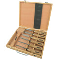 Brüder Mannesmann Holzschnitzerei-Set 7-teilig 66107