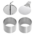 Westmark Lebensmittelformer 7,5 cm 4-teilig Edelstahl