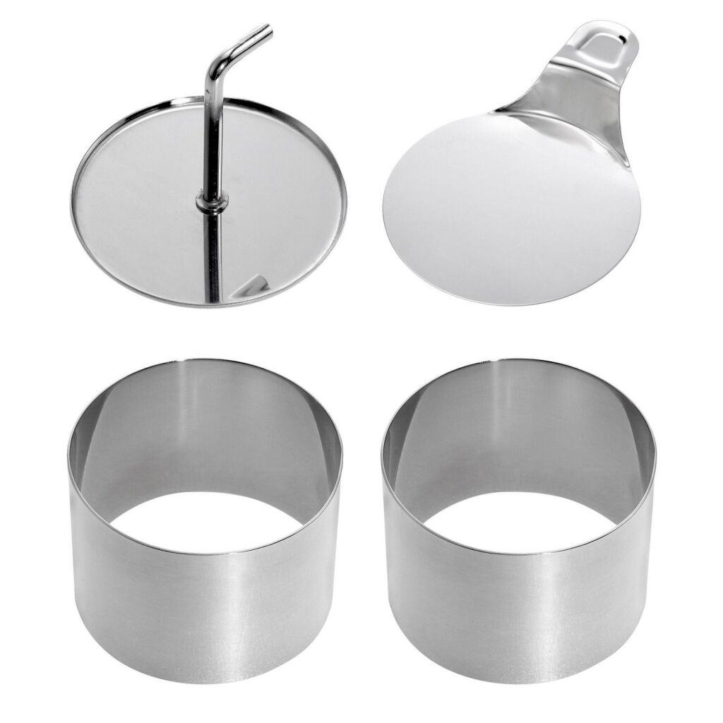 Westmark Lebensmittelformer 7,5 cm 4-teilig Edelstahl
