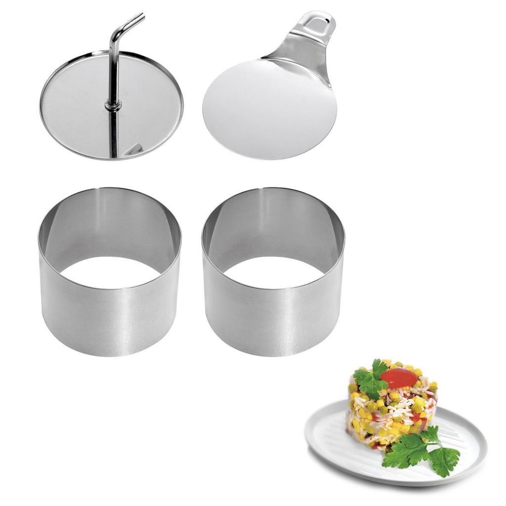 Westmark Lebensmittelformer 7,5 cm 4-teilig Edelstahl