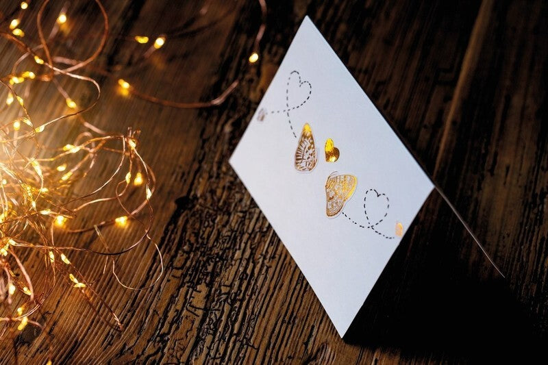 Avery AV-53282 Folienetikett Z-Design Kreativpackung A 2 Blatt Goldherzen