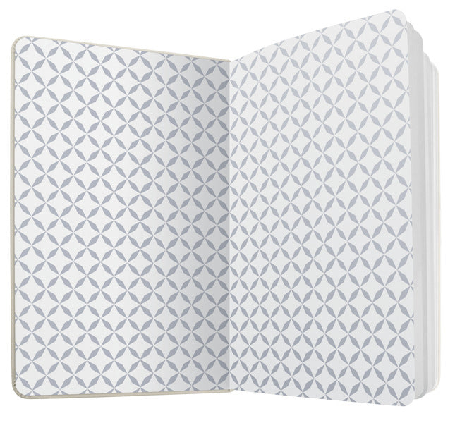 Sigel SI-JN126 Notizbuch Jolie Flair A6 Hardcover liniert Gletschergrau 174 Seiten 80 g