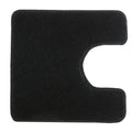 Little Wolke Toilettenmatte 55x55 cm schwarz