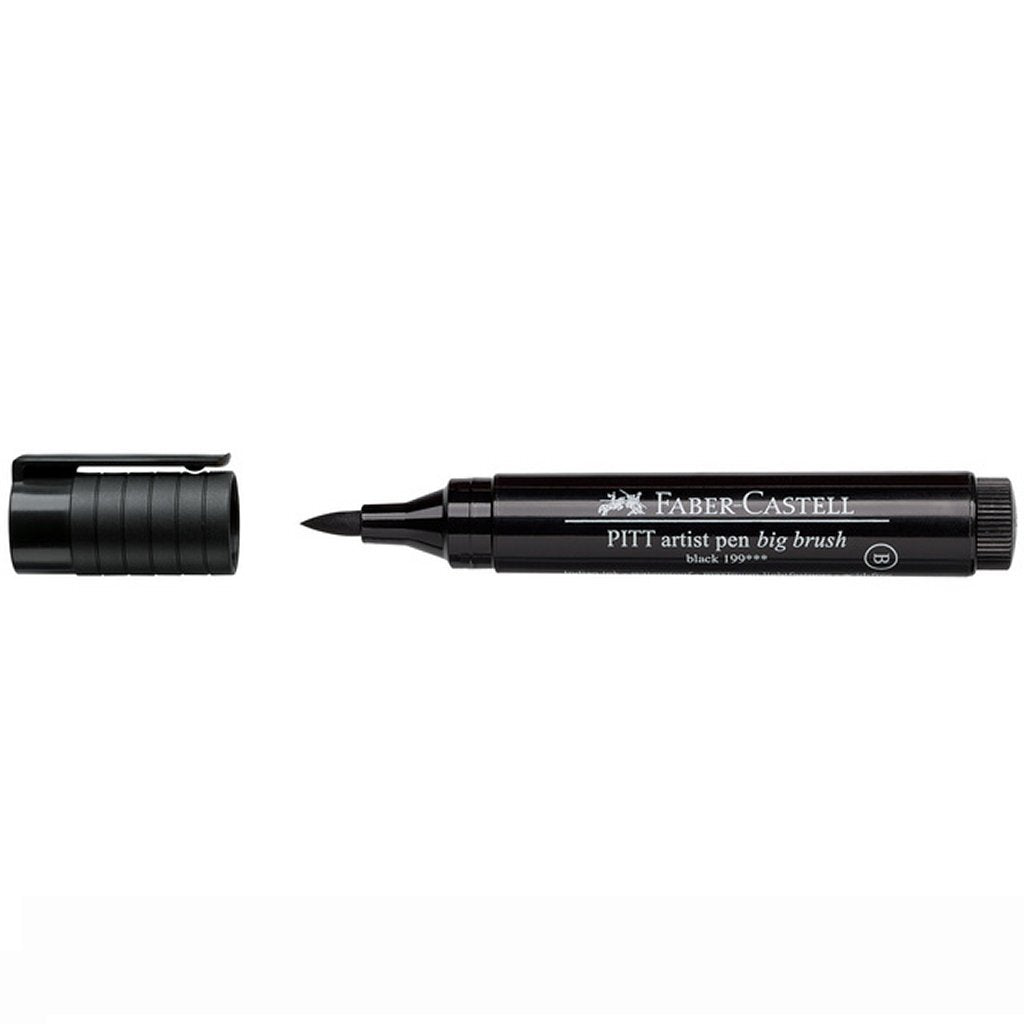 Faber Castell fc-167699 Künstlerstift groß Pinsel schwarz 199 4 Stück