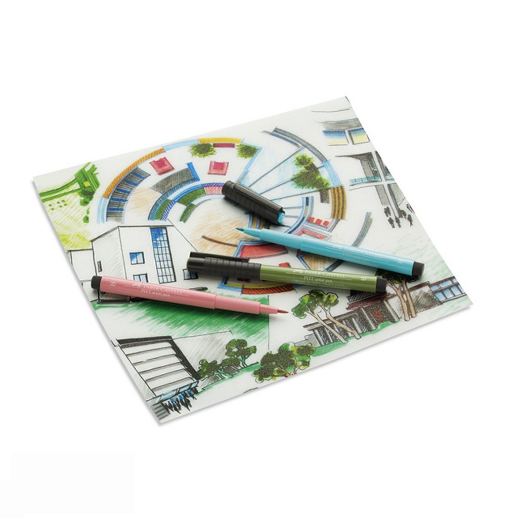 Faber Castell fc-167699 Künstlerstift groß Pinsel schwarz 199 4 Stück