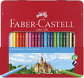 Faber Castell FC-115824 Buntstift Faber-Castell Castle Sechseciges Metalletui mit 24 Teilen