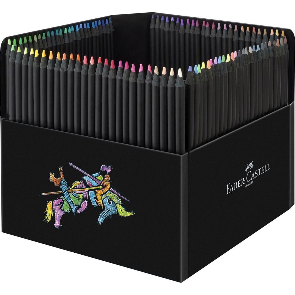Faber castell fc-116411 kleurpotlood black edition 100 stuks