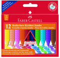 Faber-Castell FC-122540 Kreide Jumbo Griffbox 12 Stück