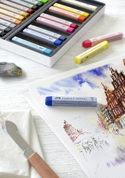 Faber-Castell FC-128336 Pastellkreide Kreativstudio Softpastell 36-teiliges Set