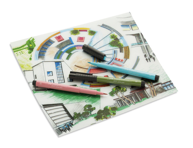 Faber-Castell FC-167163 Zeichenstift, Faber-Castell Pitt Künstlerstift, Pinselset, 6-teiliger Pastellstift