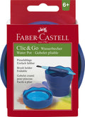Faber-castell faber castell fc-181510 watercup clic go blauw
