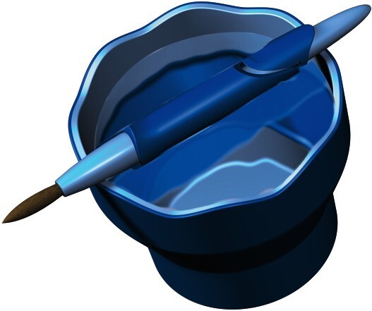 Faber-castell faber castell fc-181510 watercup clic go blauw