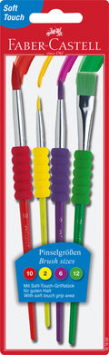 Faber-Castell FC-481600 Pinselset, Kunststoff, 4-teilig