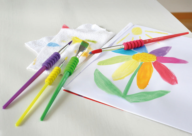Faber-Castell FC-481600 Pinselset, Kunststoff, 4-teilig