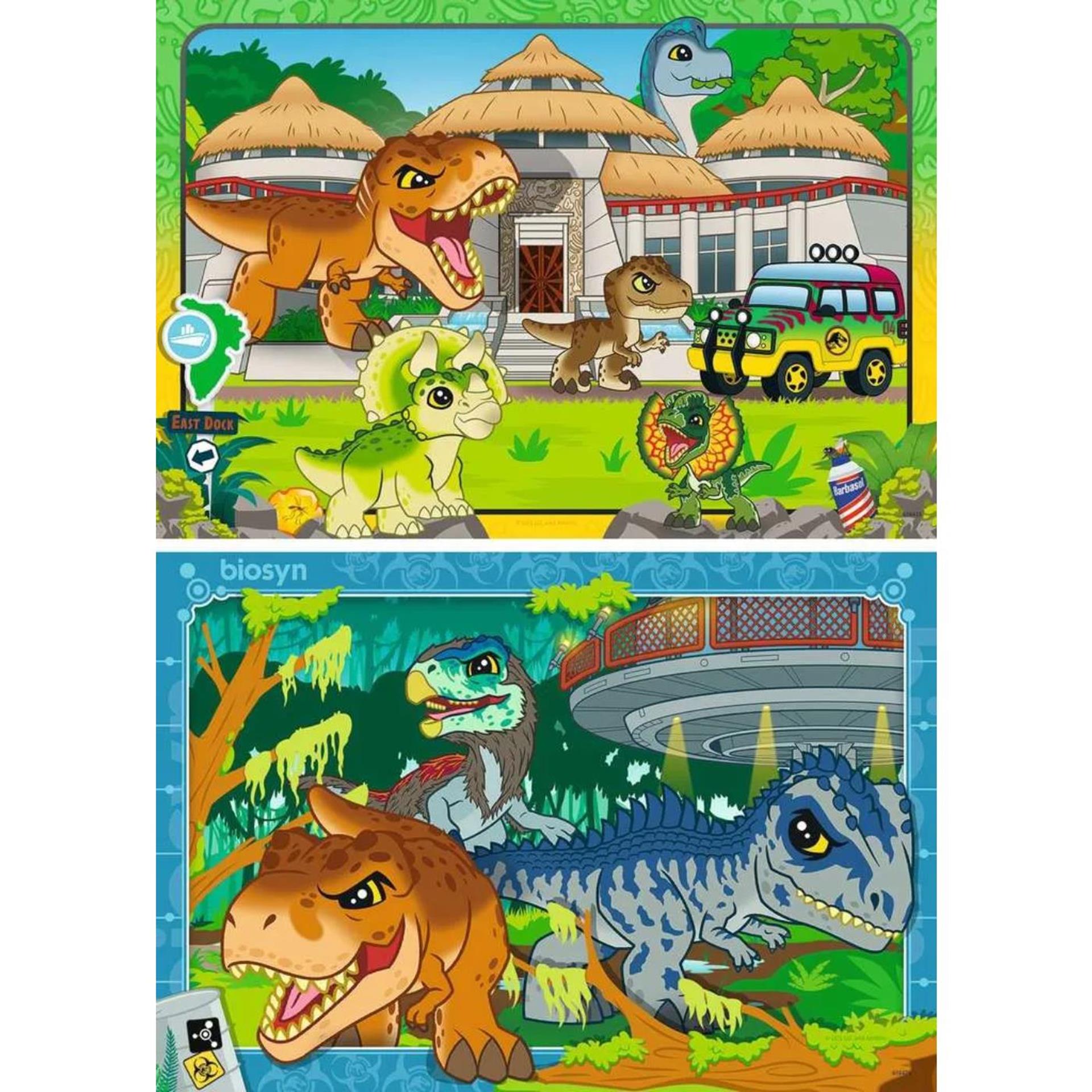 Ravensburger Puzzle Jurassic World Entdecker, 2x24 Teile.